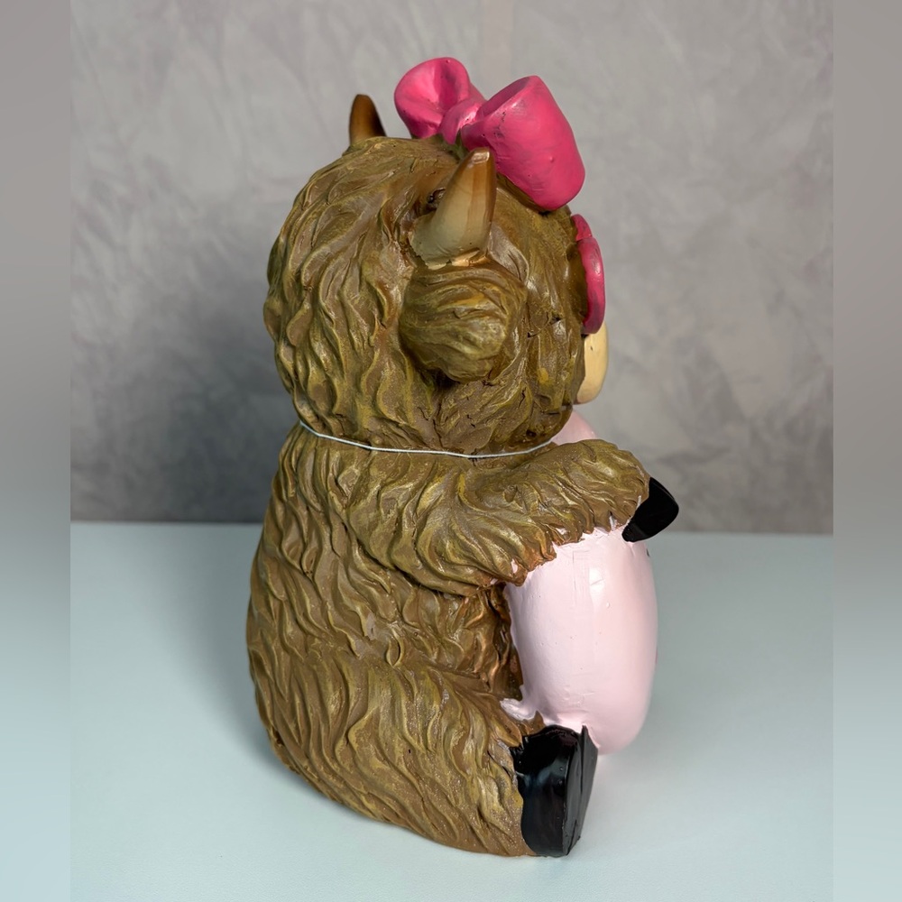 Bella Luxx Cow with Pink Heart Glasses “I Love Moo” - Picture 4 of 6